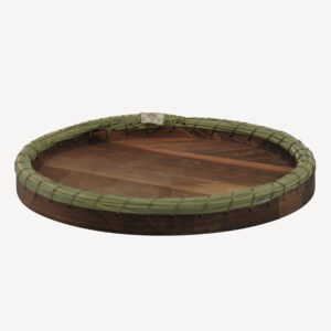 سینی چوبی حصیری