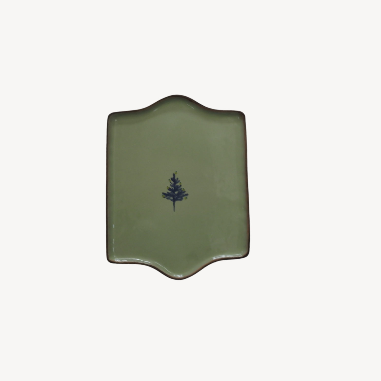 tray1 دیس سرو سرامیکی سبز