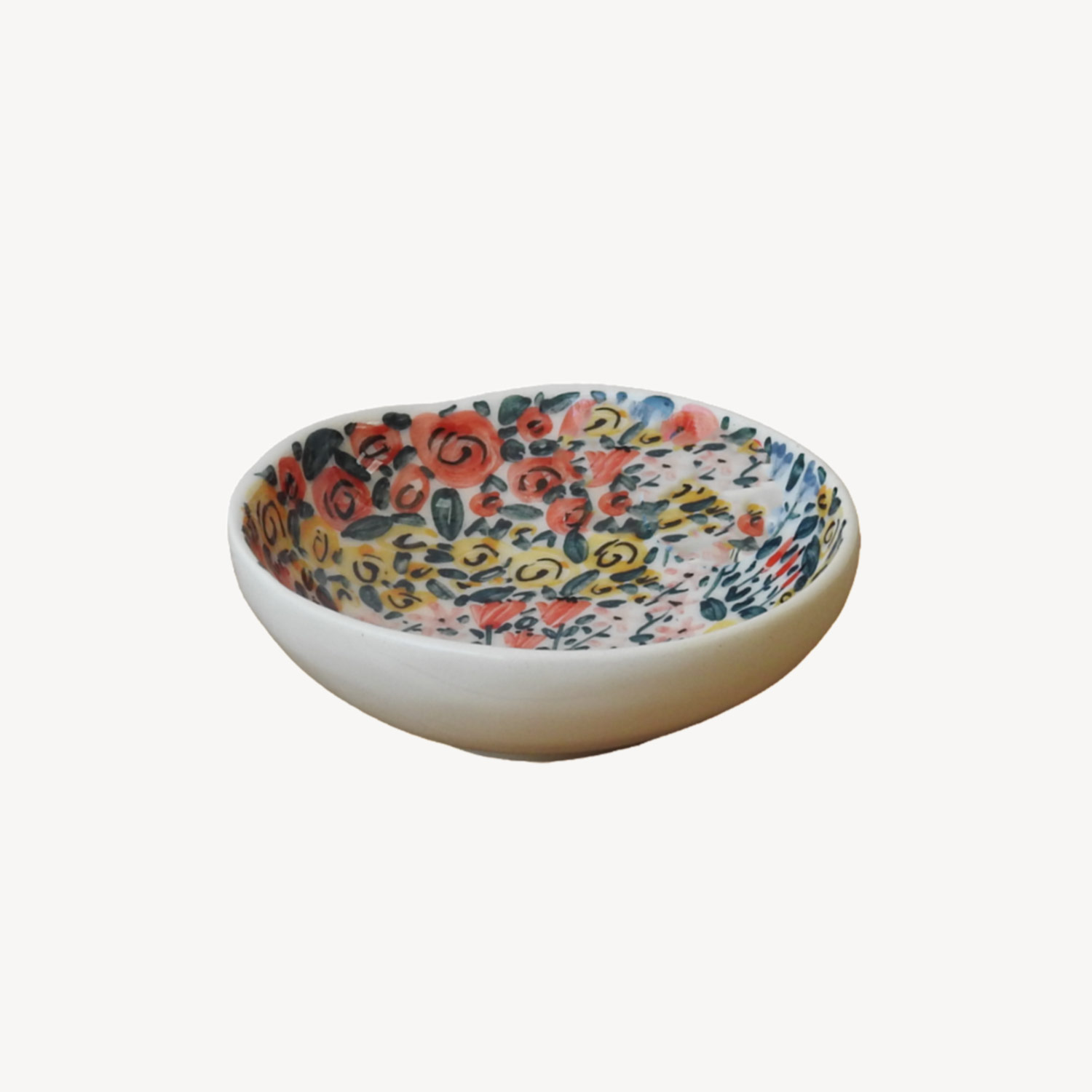flower bowl کاسه سرامیکی طرح گل