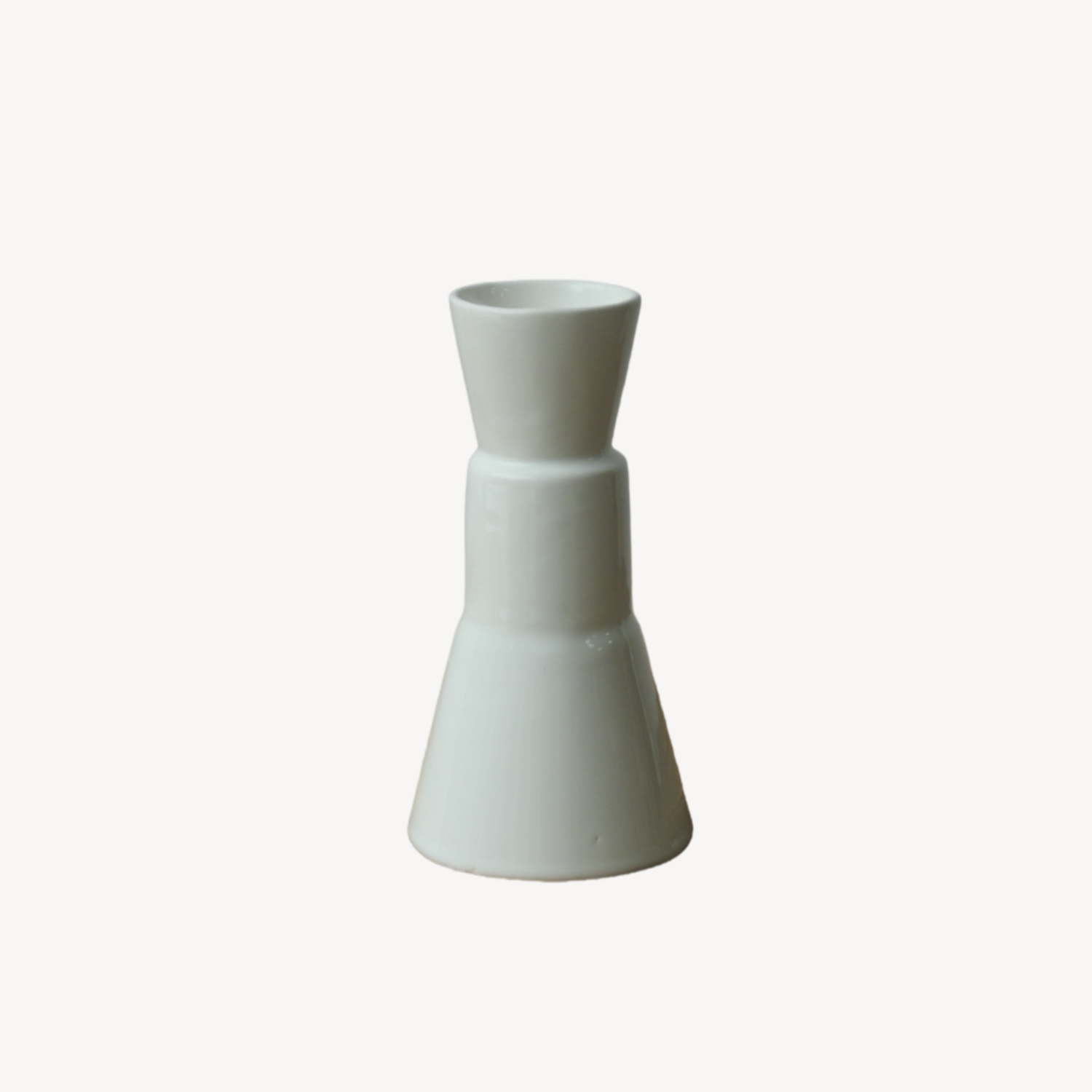 ceramic white candlestick جاشمعی بچرخ سرامیکی سفید