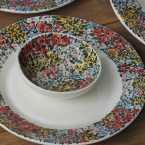 کاسه سرامیکی طرح گل