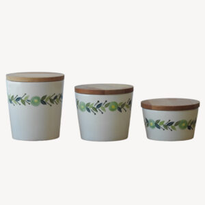 ست بانکه سه تایی طرح برگ