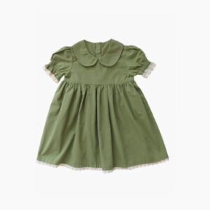 پیراهن دخترانه پیراهن لینن پیراهن چین دار