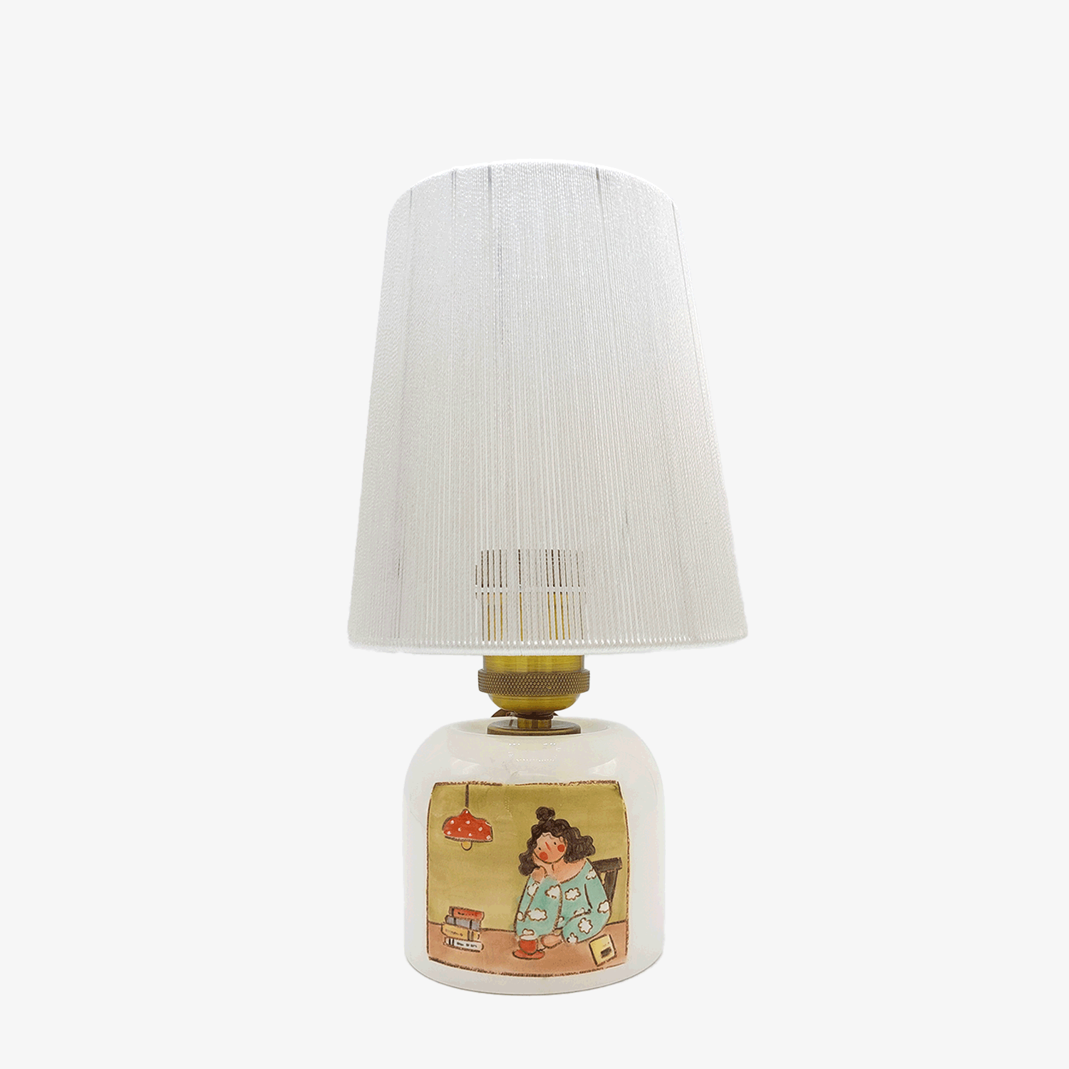 lampshade4 چراغ 9 سانت با لامپ - Image 1